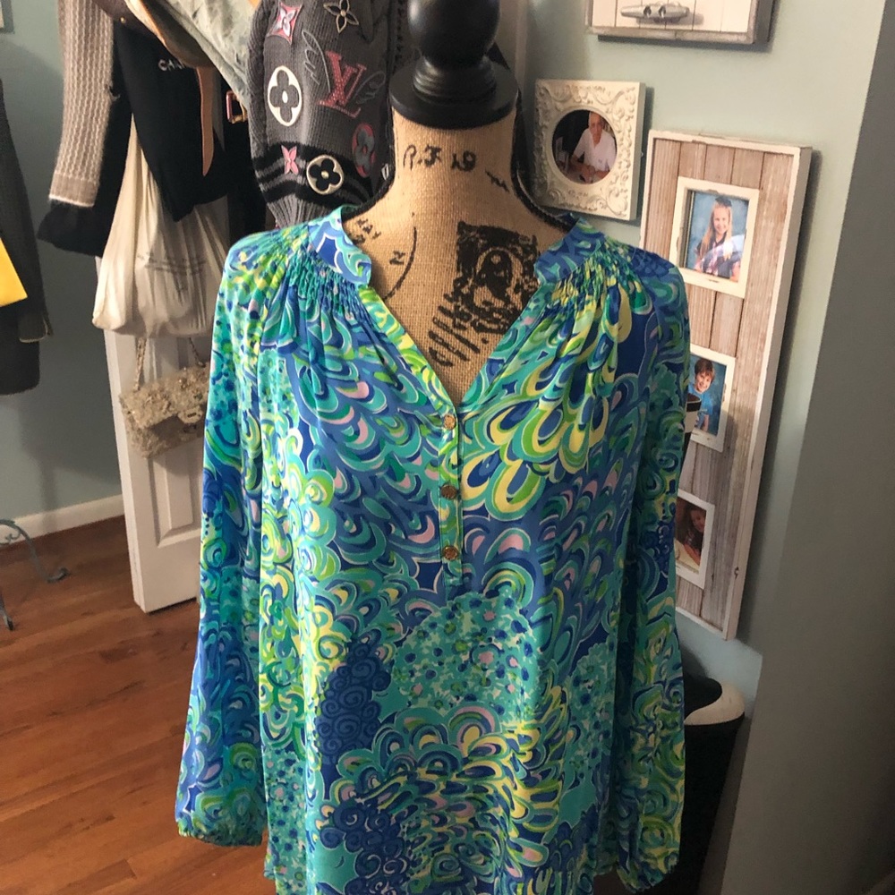 Lily Pulitzer multi color tunic top